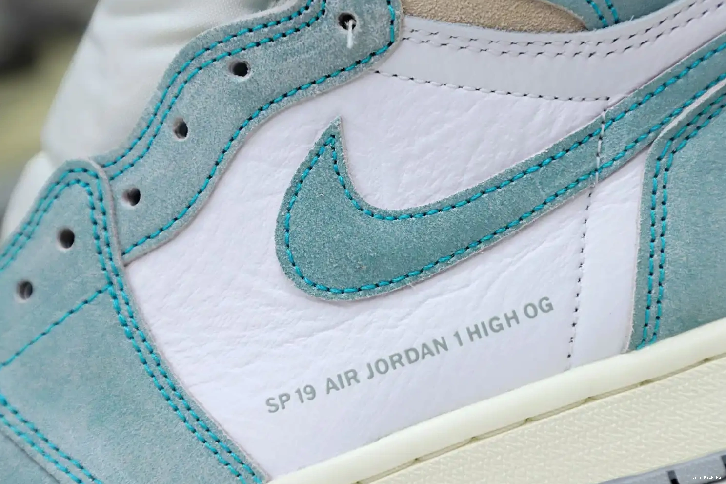 OG AIR 'TURBO GREEN' JORDAN RETRO 1 Kimikick HIGH 0807